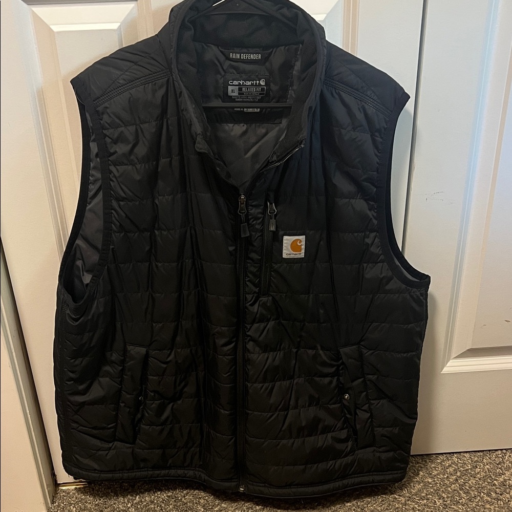 Carhartt Rain Defender Black Puffer Vest